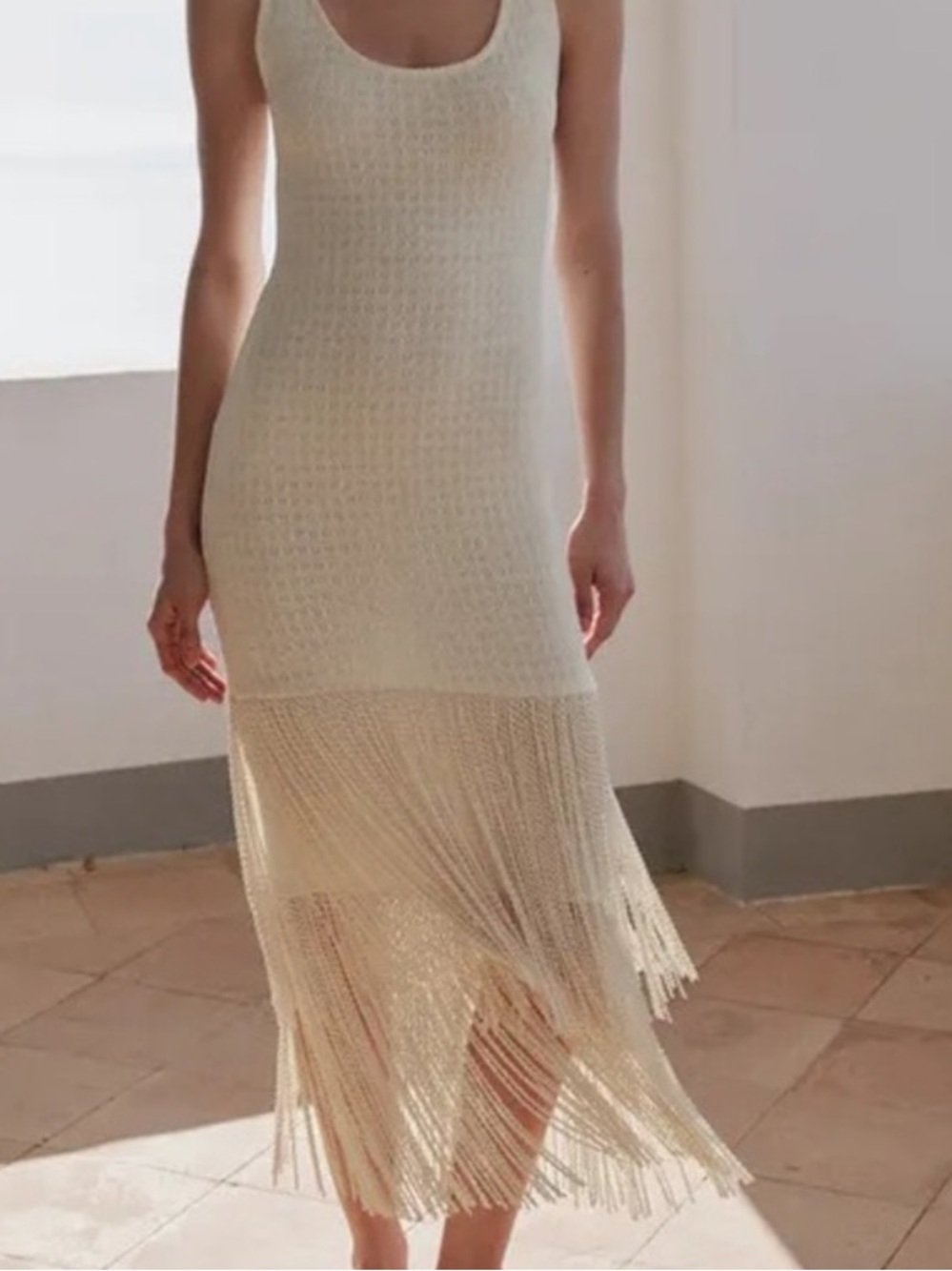 Jason Wu grey Black Fringe long Dress Classic Elegant Style tuckernuck khaite co - Picture 9 of 12